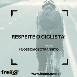 Respeite o ciclista